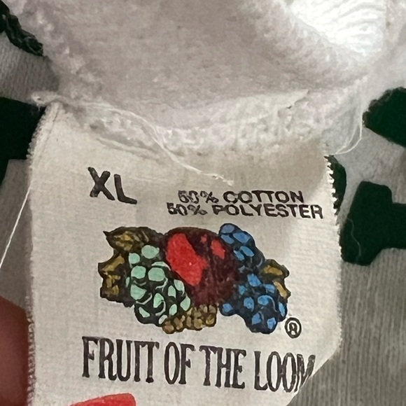 Vintage Merry Christmas Ugly Sweater Party 1980s Crewneck Pullover Sweatshirt - Picture 3 of 3